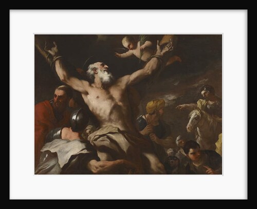 The Crucifixion of Saint Andrew, c.1660 by Luca Giordano
