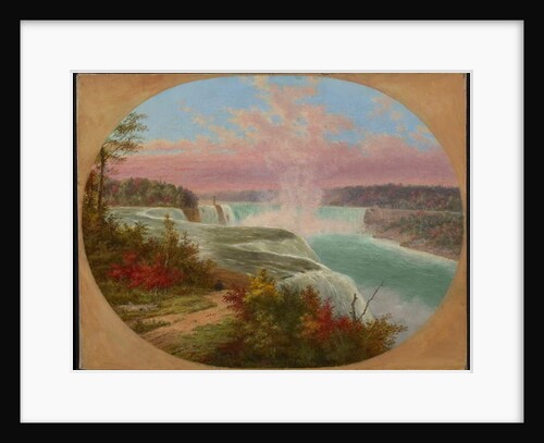 The Artist at Niagara, 1858 by Cornelius Krieghoff