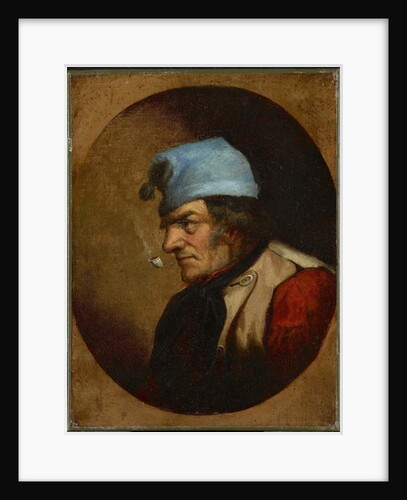 Habitant with Blue Tuque and Pipe, c.1855 by Cornelius Krieghoff