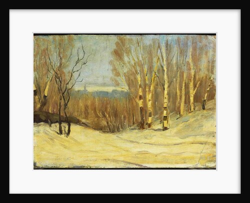 Winter near Montreal, around 1896 by Maurice Galbraith Cullen