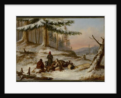 Moose Hunters, c.1859 by Cornelius Krieghoff