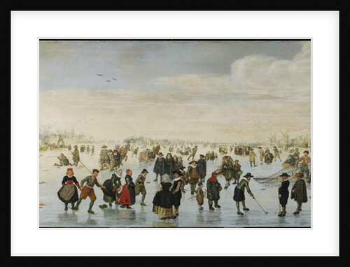 Skaters on the Amstel, c.1620 by Arent Arentsz