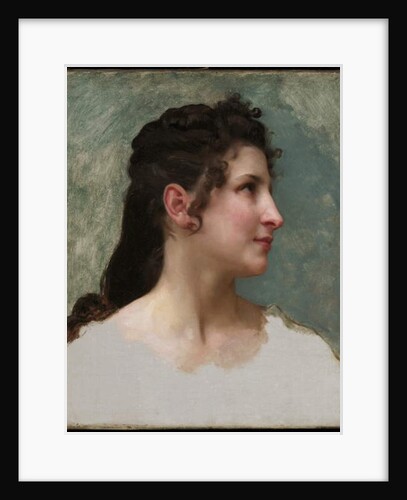 Study of a Girl's Head, c.1890 by William-Adolphe Bouguereau
