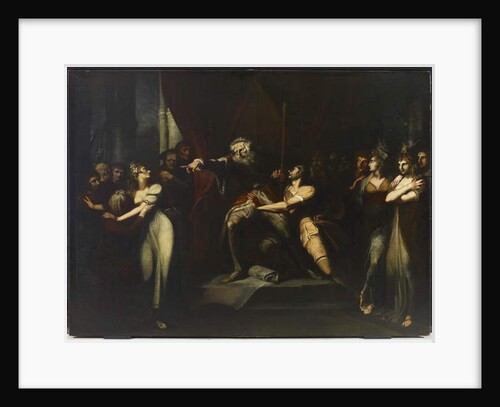 Lear Banishing Cordelia, c.1784-90 by Henry Fuseli