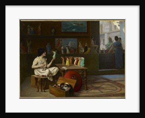 The Antique Pottery Painter: Sculpturae vitam insufflat pictura, 1893 by Jean Leon Gerome