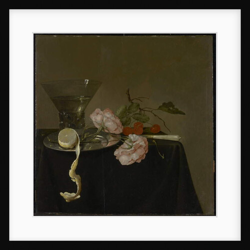 Still Life with Drinking Glass, Fruit and Roses, c.1632-34 by Jan Davidsz de (attr. to) Heem
