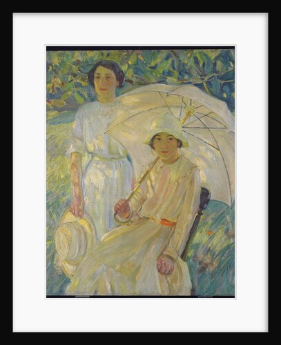 White Sunshade #2, c.1912 by Helen Galloway McNicholl
