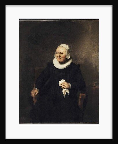 Portrait of a Seated Woman with a Handkerchief, 1644 by (studio of) Rembrandt Harmensz. van Rijn