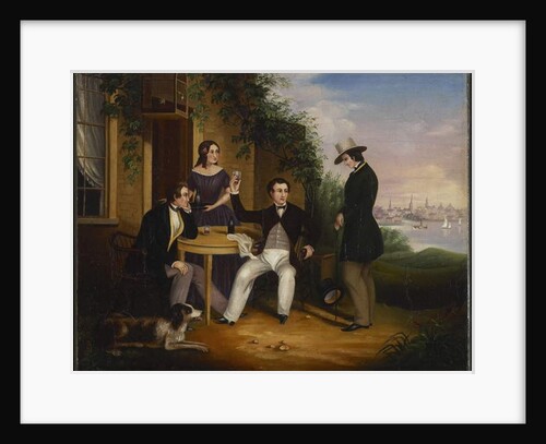 A Country Tavern near Cobourg, Canada West, 1849 by Harriet Clench