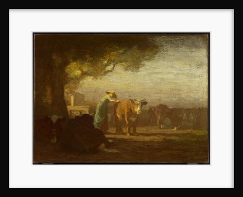 The Milkyard, c.1908 by Horatio Walker