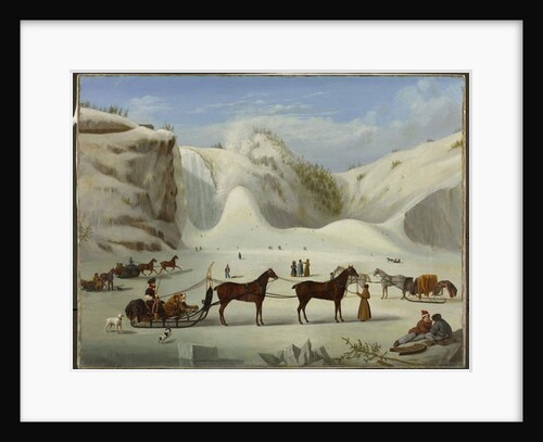 The Ice Cone, Montmorency Falls, Québec, c.1845 by Robert Clow Todd