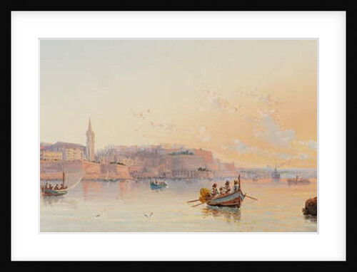 Marsamxett Harbour, Valletta, Malta by Luigi Maria Galea