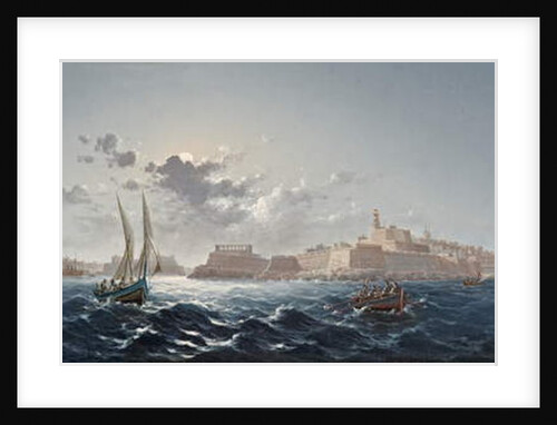 St. Elmo, Valletta, Malta - Moonlight by Luigi Maria Galea