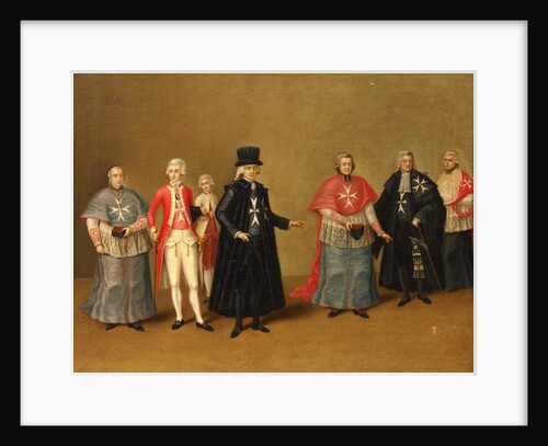 Officers of the Knights of Malta by Antoine de Favray