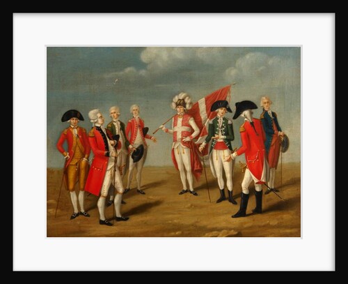 Dignitaries of the Order of St. John - Knights of Malta by Antoine de (after) Favray