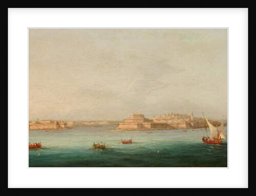 Grand Harbour, Malta, 1869 by Giancinto Gianni