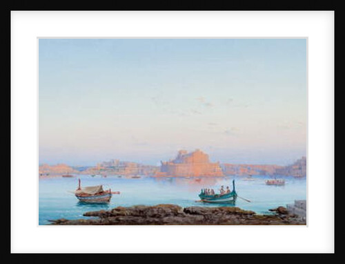 Grand Harbour, Malta, from Valletta, 1911 by Luigi Maria Galea