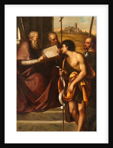 St John the Baptist, St John Chrysostom, St John the Evangelist and St Theodore by Sebastiano del (c.1485-1547) (after) Piombo