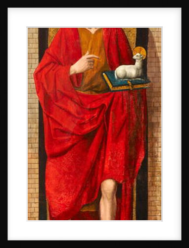 St. John the Baptist, exterior panel of the Weston Triptych, c.1480 by Rogier van der Weyden