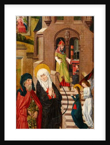 The Girlhood of Mary, right wing of the Weston Triptych, c.1480 by Rogier van der Weyden