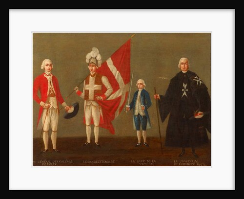 Dignitaries of the Order of St. John with Page of the Victory, c.1789-96 by Antoine de Favray