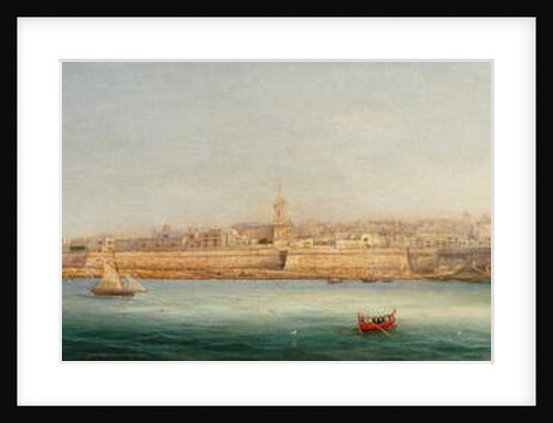 View of Valletta from Manoel Island, 1869 by Giancinto Gianni