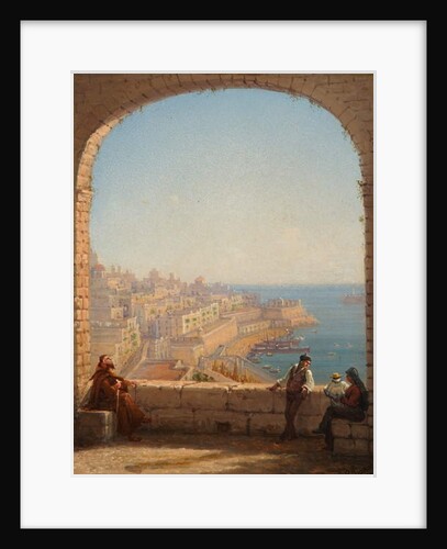 Fort St Elmo, Valletta, 1887 by Giancinto Gianni