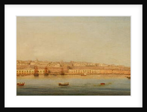 Grand Harbour, Valletta, 1869 by Giancinto Gianni