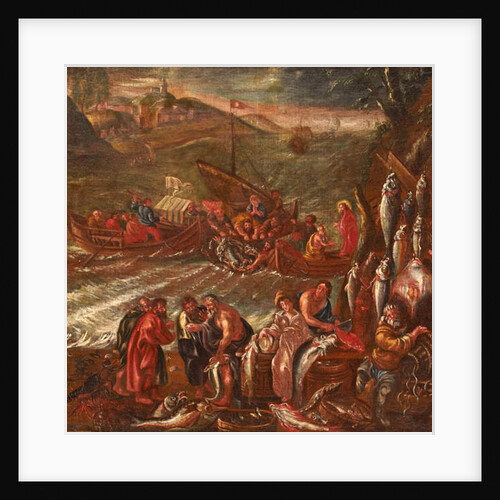 The Miracle of Galilee, the Great Catch of Fish by Italian School