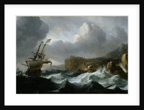 Stormy Sea by Ludolf I Backhuysen