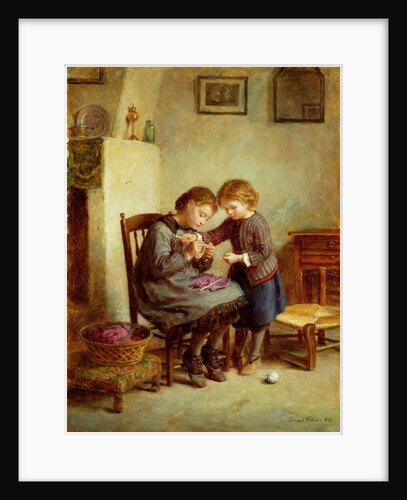 La Tricoteuse by Pierre Edouard Frere