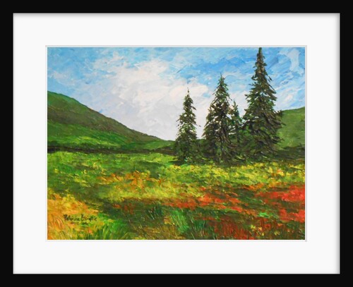 Down the valley, 2012 by Patricia Brintle