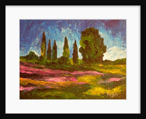 Lavenders are blooming, 2009 by Patricia Brintle