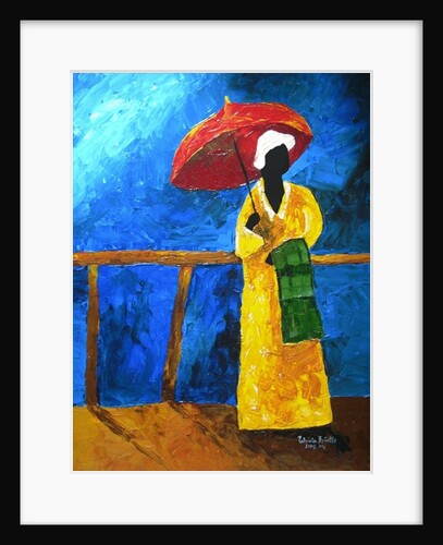 Green plaid on the boardwalk, 2008, by Patricia Brintle