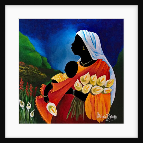 Madonna and child - Tenderness, 2019 by Patricia Brintle