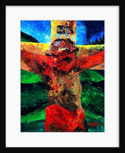 Crucifixion- it is finished, 2009 by Patricia Brintle