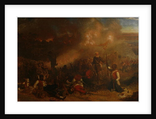 Battle of Tubabecelong, 1866 by Chevalier Louis-William Desanges