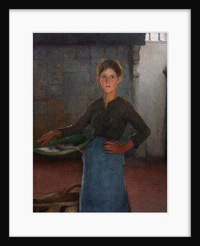 A Zandvoort Fishergirl, 1884 by Elizabeth Adela Stanhope Forbes