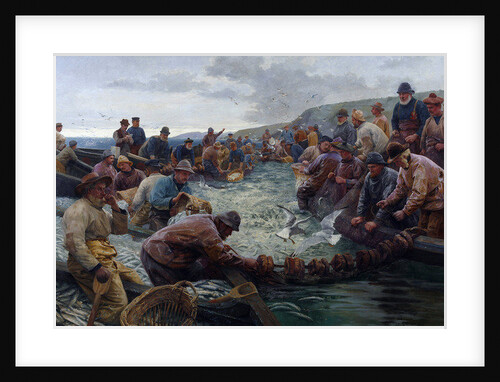 Tucking a School of Pilchards, 1897 by Percy Robert Craft