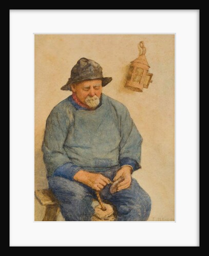 Fisherman with Corks by Frederick James McNamara Evans