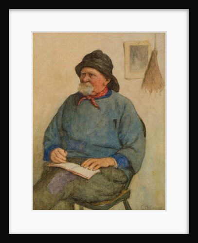 Fisherman with a Notebook by Frederick James McNamara Evans
