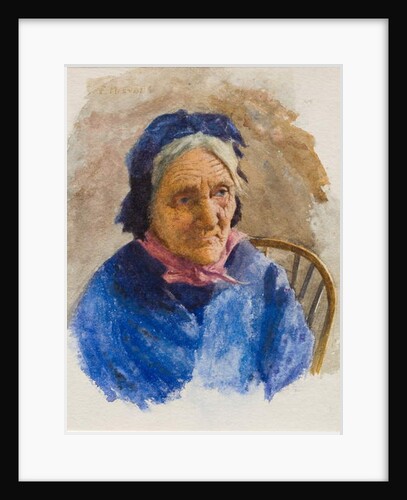 Old Fisherwoman by Frederick James McNamara Evans