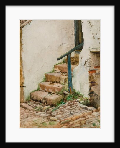 The Cottage Steps by Walter Langley