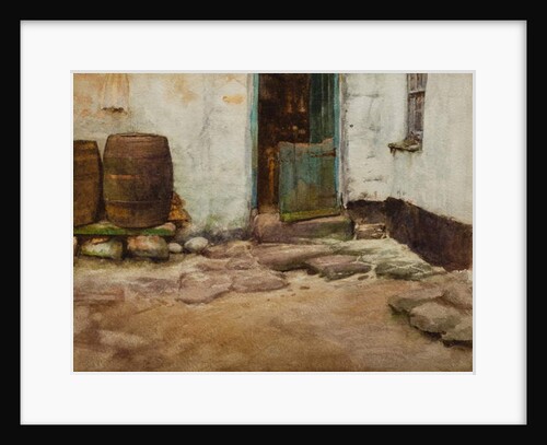 The Courtyard by Walter Langley