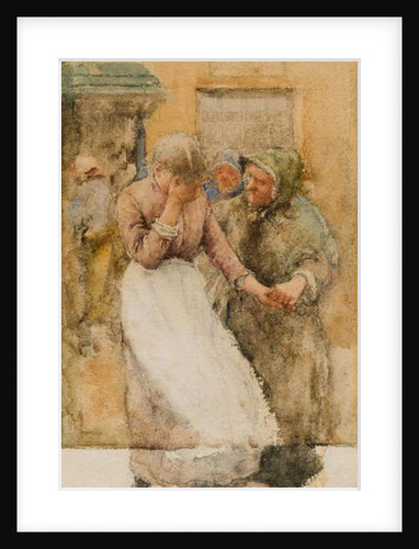 Study for 'Among the Missing', c.1894 by Walter Langley