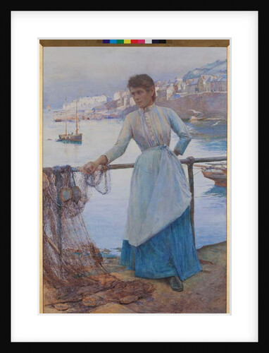 Girl in Blue, 1891 by Henry Meynell Rheam