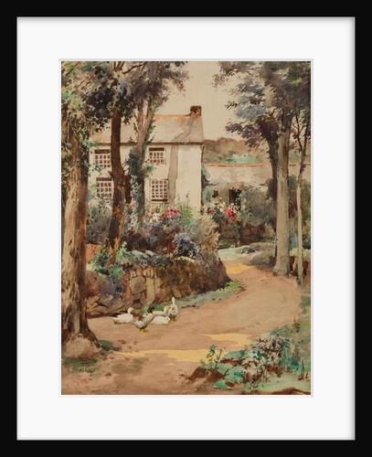 Kemyl Cottage, Lamorna by John Guttridge Sykes