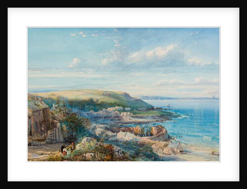A Mount’s Bay Fishing Village, 1860 by George Wolfe