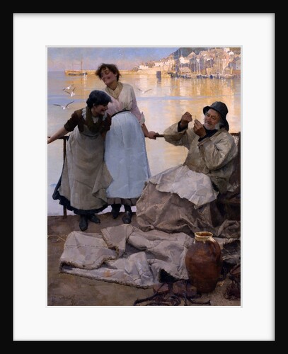 Eyes and No Eyes, 1887 by Frank Bramley