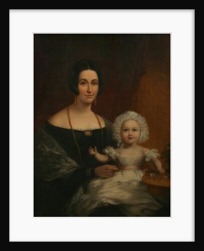 Mrs John Batten and Child by Richard Thomas Pentreath